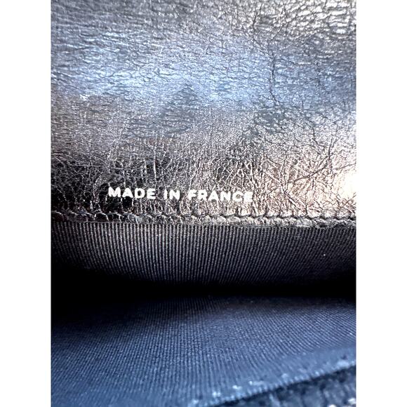 🍒 CHANEL 2.55 Line Matelasse Long Wallet Black Leather Quilted France w/Dustbag - Picture 9 of 13